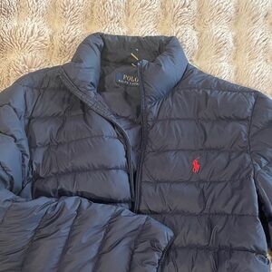 Ralph Lauren down feather Blue puffer Jacket